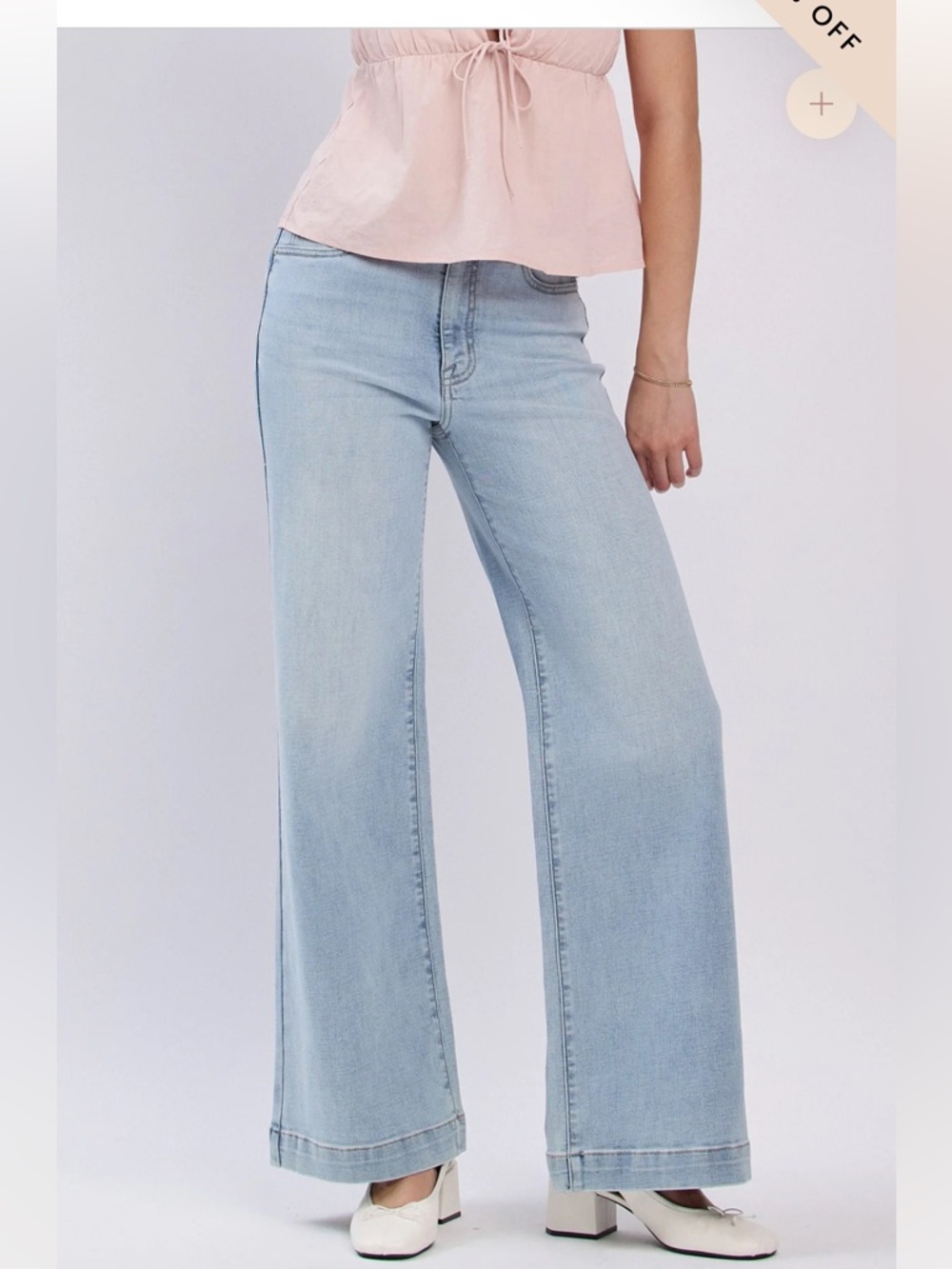 EUNINA CHLOE SUPER HIGH RISE TROUSER JEANS Size 31 NWT - Picture 5 of 13
